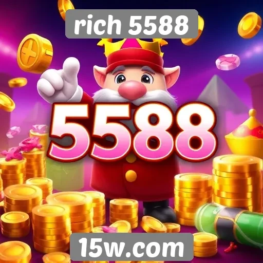Variedade de jogos disponíveis no rich 5588
